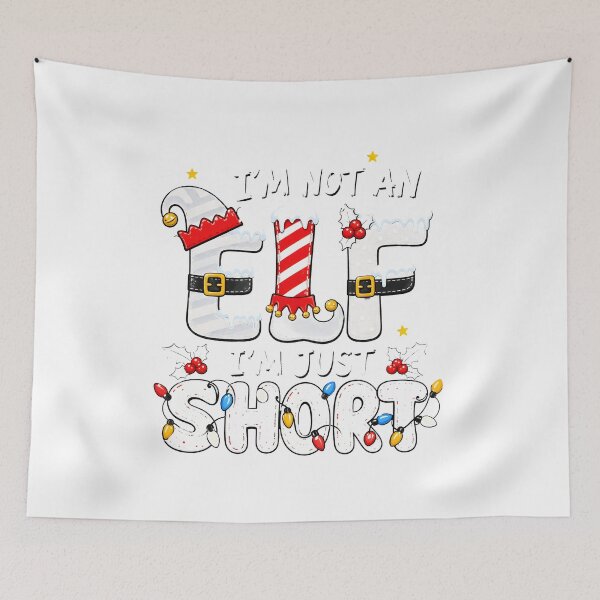 Item preview, I'm Not An Elf I'm Just Short Christmas Cute Dwarf Humor designed and sold by Luminatelier.