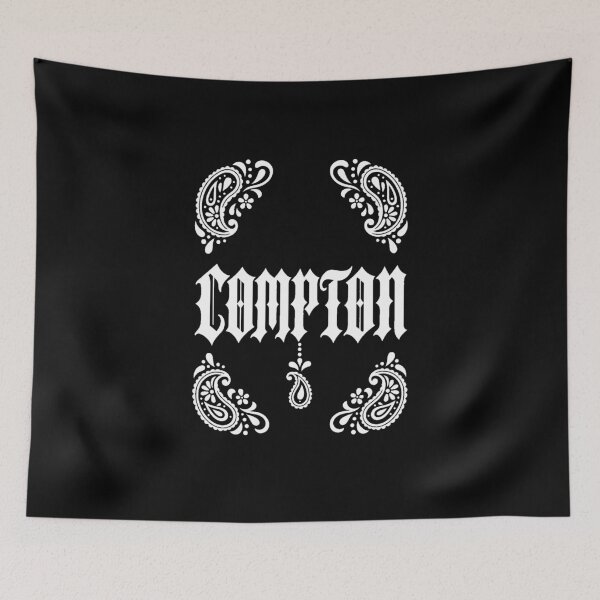 Item preview, Compton California Gothic Script Paisley Art designed and sold by SuperFreshArt.