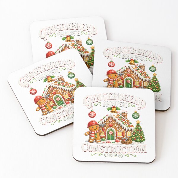 Item preview, Gingerbread House Construction Crew Funny Christmas Baking designed and sold by Luminatelier.