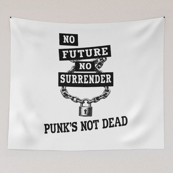 Item preview, No Future No Surrender - Punk's Not Dead | Punk Rock Graphic Tee designed and sold by Go Easy Apparel.