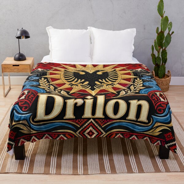 Item preview, Drilon Albanian Heritage Design – Double-Headed Eagle & Folk Art designed and sold by Cartoon art with a purpose ❤️ Supporting Althea’s friends .
