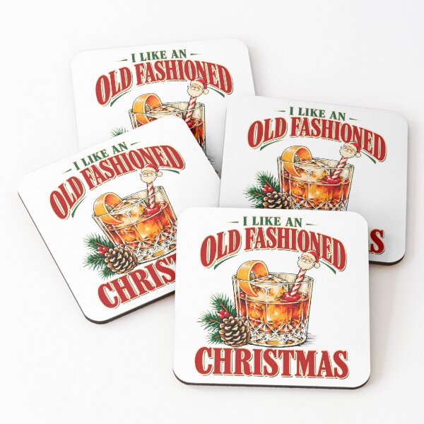 Item preview, I Like An Old Fashioned Christmas Cocktail Holiday Drinks designed and sold by Luminatelier.