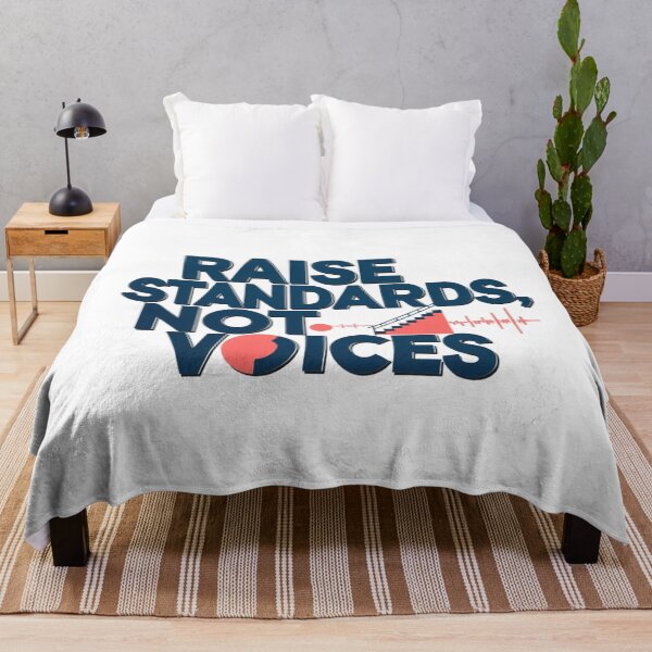 Item preview, Raise Standards Not Voices. Bold Typography designed and sold by Aarvya Fashion Club ( A.F.C ).