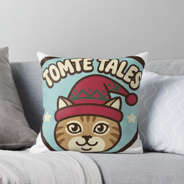 Item preview, Retro Ginger Tabby Tomte Hat Christmas Cat Shield designed and sold by pumsquare.