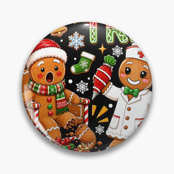 Item preview, Have You Tried Icing It Funny Nurse Gingerbread Christmas designed and sold by varin-studio.