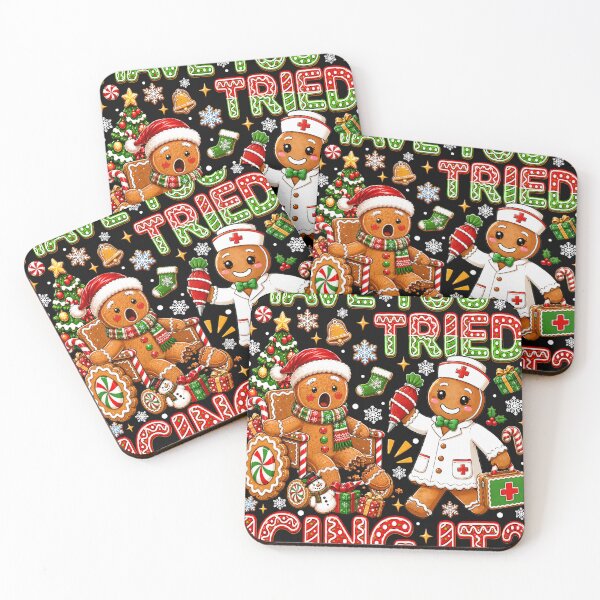 Item preview, Have You Tried Icing It Funny Nurse Gingerbread Christmas designed and sold by varin-studio.