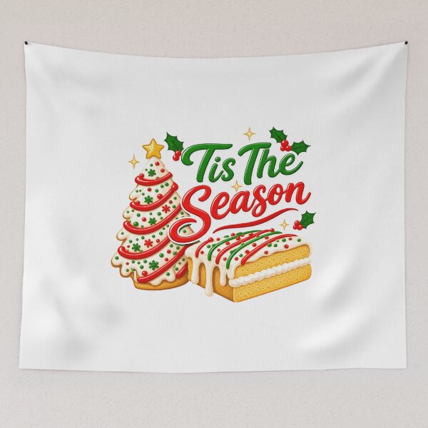 Item preview, Tis The Season Christmas Tree Cake Holiday Sweet Treat designed and sold by Luminatelier.