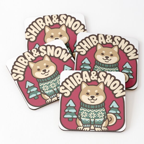 Item preview, Retro Shiba Inu Nordic Sweater Christmas Dog Scene designed and sold by pumsquare.