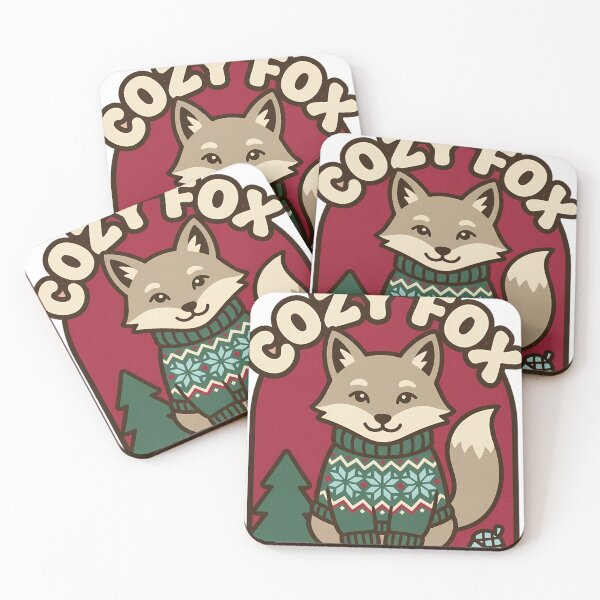 Item preview, Retro Arctic Fox Nordic Sweater Christmas Woodland Scene designed and sold by pumsquare.