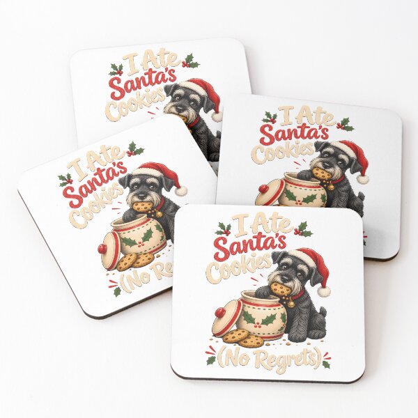 Item preview, I Ate Santa's Cookies No Regrets Dog Christmas Humor designed and sold by Luminatelier.