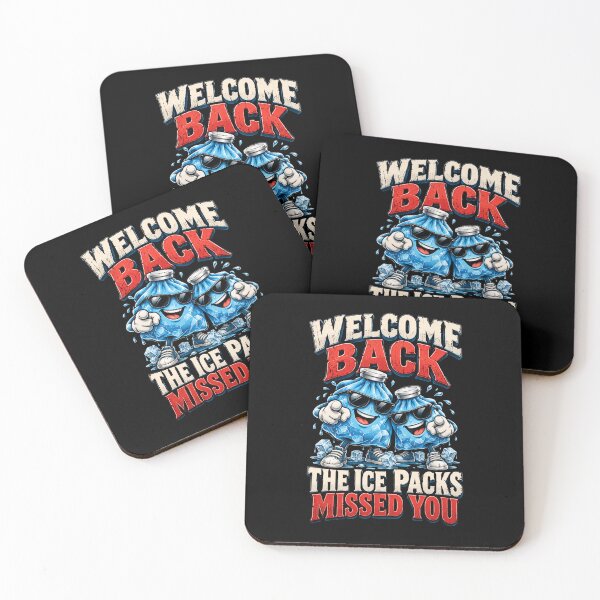 Item preview, Welcome Back! The Ice Packs Missed You Funny Graphic designed and sold by Creative-Sanc.