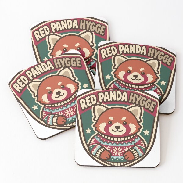 Item preview, Retro Red Panda Nordic Sweater Christmas Winter Shield designed and sold by pumsquare.