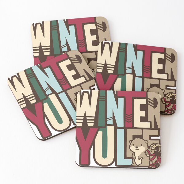 Item preview, Retro Muskrat Yule Goat Christmas Winter Poster designed and sold by pumsquare.