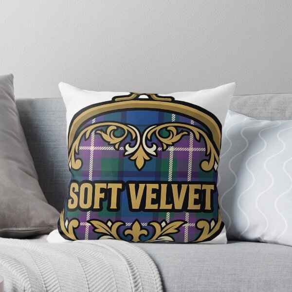 Item preview, Soft Velvet Pouch - Highland Gothic Emblem designed and sold by IllumeInk.