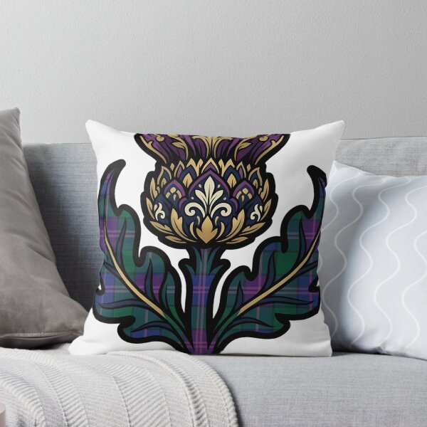 Item preview, Highland Thistle Sprig - Gothic Botanical Emblem designed and sold by IllumeInk.