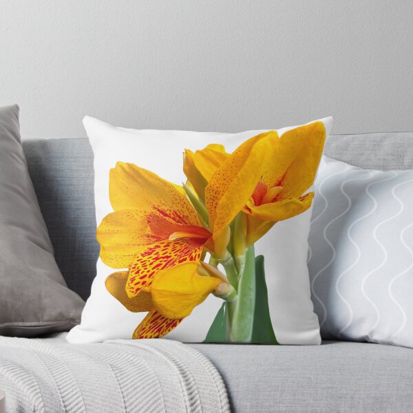 Item preview, Vibrant Yellow Canna Lily Botanical Floral Art designed and sold by glassmelon.com.