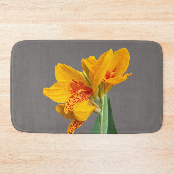 Item preview, Vibrant Yellow Canna Lily Botanical Floral Art designed and sold by glassmelon.com.