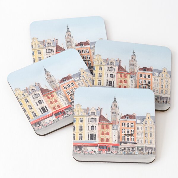 Item preview, Lille France Wall Art – French Cityscape Travel Print designed and sold by POSTERIOCREW.