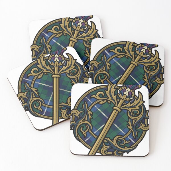 Item preview, Brass Kilt Pin - Highland Gothic Emblem designed and sold by IllumeInk.