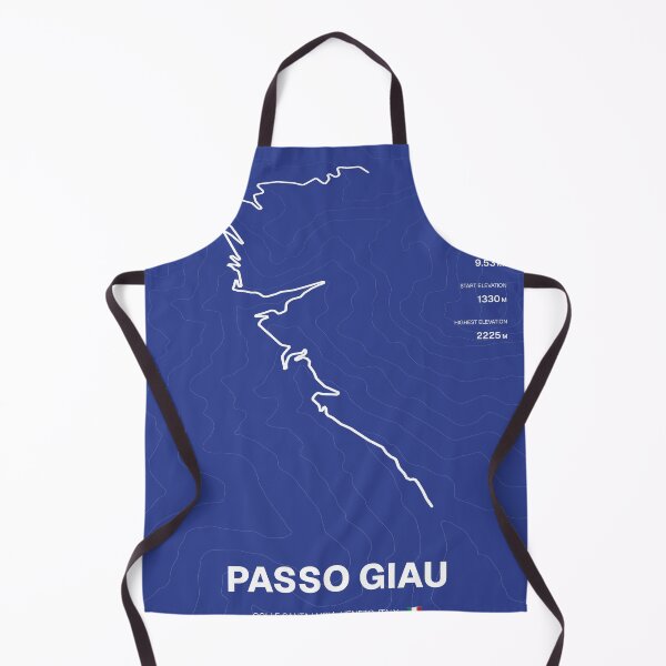 Item preview, Passo Giau Italy Dolomites Cycling Route Map & Elevation Profile designed and sold by montivelo.