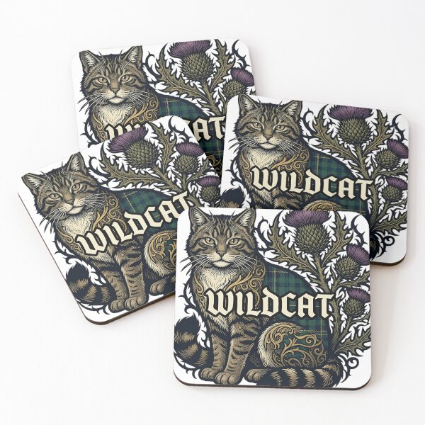 Item preview, Tartan Scottish Wildcat - Gothic Emblem designed and sold by IllumeInk.