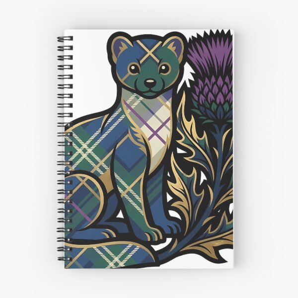 Item preview, Tartan Pine Marten - Gothic Emblem designed and sold by IllumeInk.