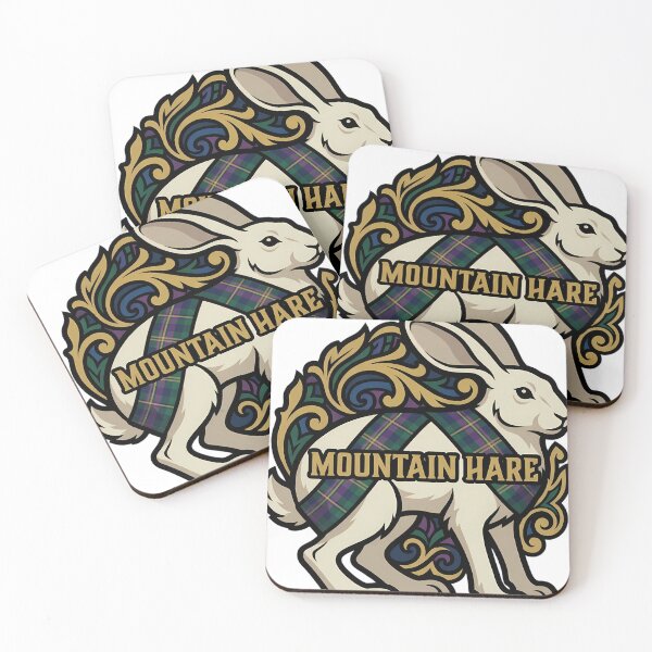 Item preview, Tartan Mountain Hare - Gothic Emblem designed and sold by IllumeInk.