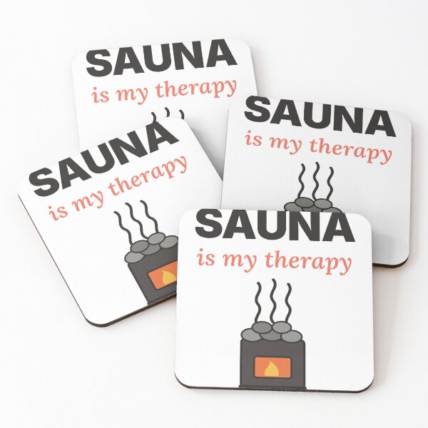 Item preview, Sauna Is My Therapy Funny Sauna Lover designed and sold by TeeHeeHeeStore.