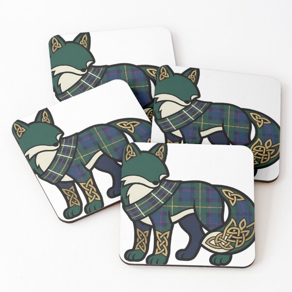 Item preview, Tartan Red Fox - Gothic Emblem designed and sold by IllumeInk.