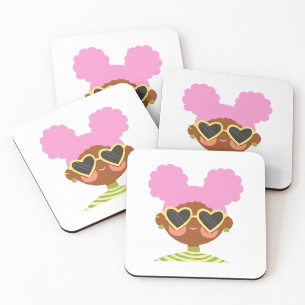 Item preview, Pink Puffs Heart Sunglasses Cute Retro Moodi Art designed and sold by MoodiGirl.