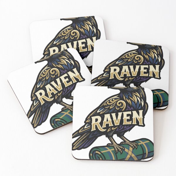 Item preview, Tartan Raven - Gothic Emblem designed and sold by IllumeInk.