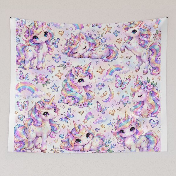 Item preview, Iridescent and Rainbow Unicorns designed and sold by Axokris.