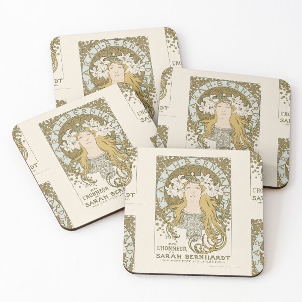 Item preview, Sarah Bernhardt Tribute Mucha 1896 designed and sold by artofuniverse.