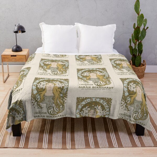Item preview, Sarah Bernhardt Tribute Mucha 1896 designed and sold by artofuniverse.