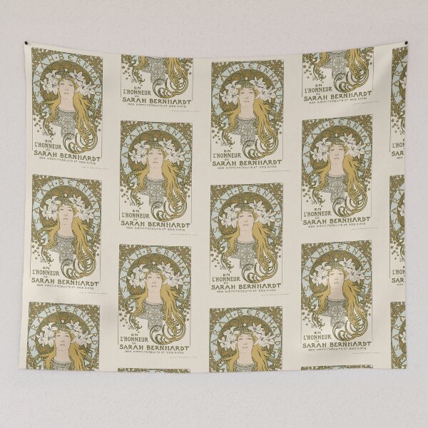Item preview, Sarah Bernhardt Tribute Mucha 1896 designed and sold by artofuniverse.