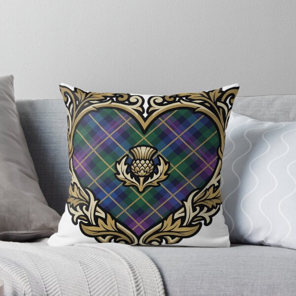 Item preview, Tartan Heart Emblem - Highland Gothic designed and sold by IllumeInk.