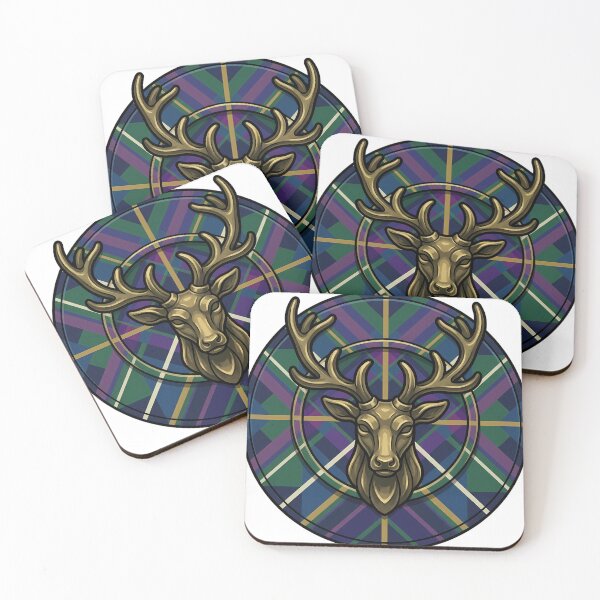 Item preview, Brass Stag Head Emblem - Highland Gothic designed and sold by IllumeInk.