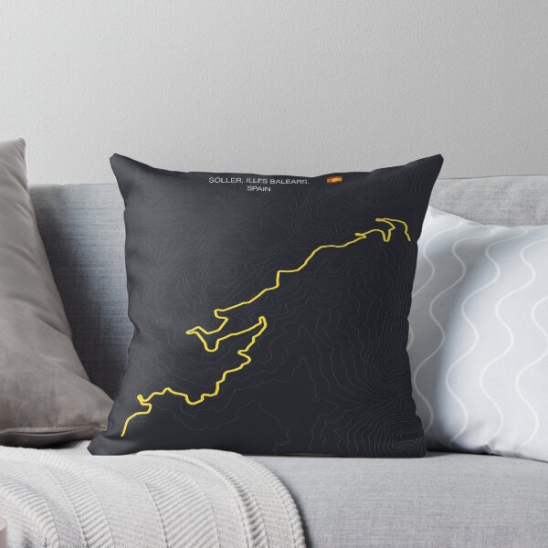 Item preview, Coll de Puig Major Mallorca Cycling Route Map & Elevation Profile designed and sold by montivelo.