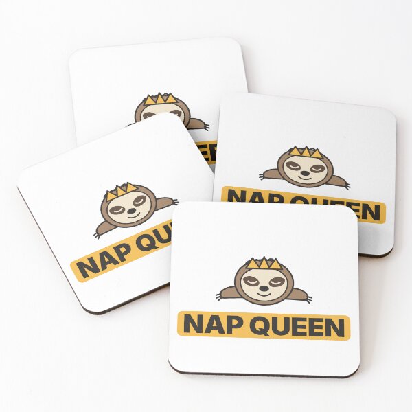 Item preview, Nap Queen Sleepy Sloth Sticker designed and sold by TeeHeeHeeStore.