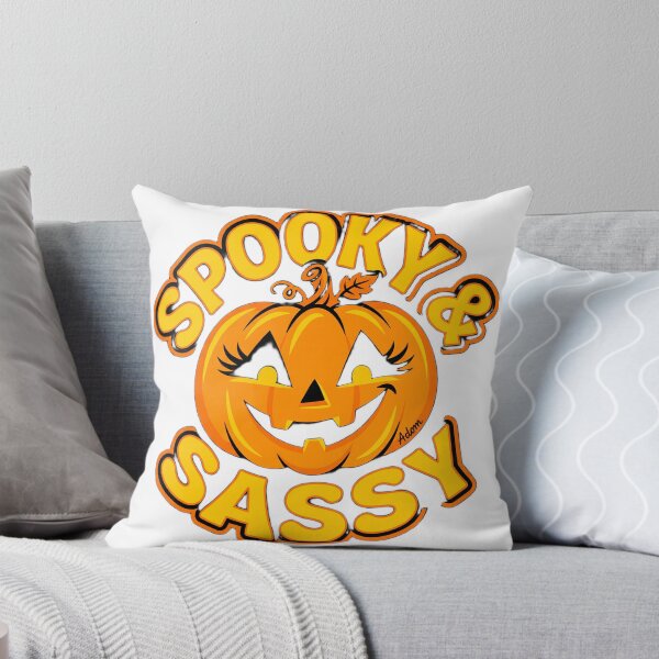 Item preview, Spooky And Sassy Cute Pumpkin Face designed and sold by Adom-Fashon.