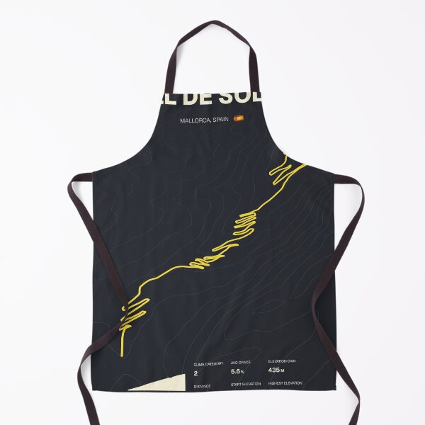 Item preview, Coll de Sóller Mallorca Cycling Route Map & Elevation Profile designed and sold by montivelo.