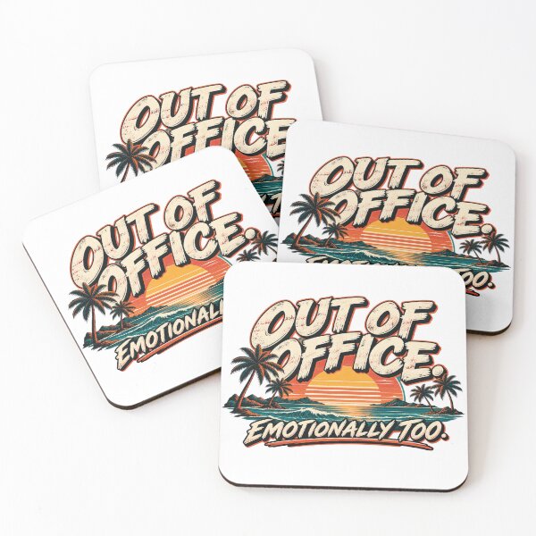 Item preview, Out of Office Emotionally Too Palm Tree T-Shirt designed and sold by Unsupervised Printing Co..