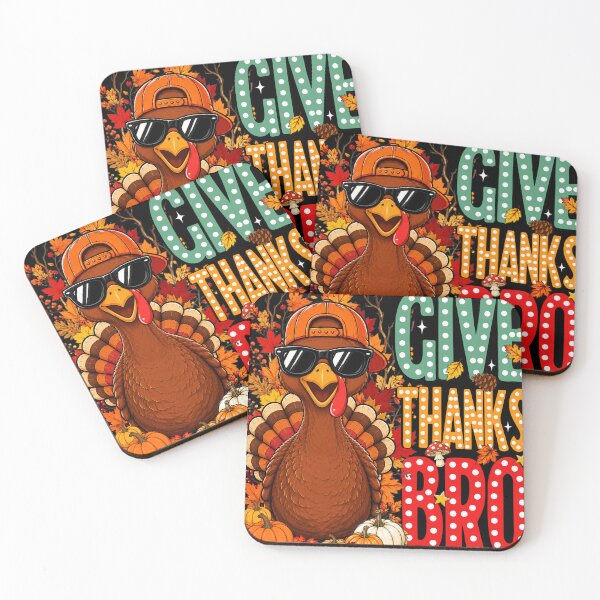 Item preview, Funny Give Thanks Bro Cool Turkey Thanksgiving designed and sold by varin-studio.