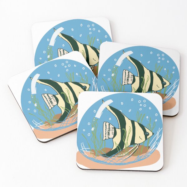 Item preview, angel fish aquarium aquarist fan snowglobe designed and sold by empressbat merch.