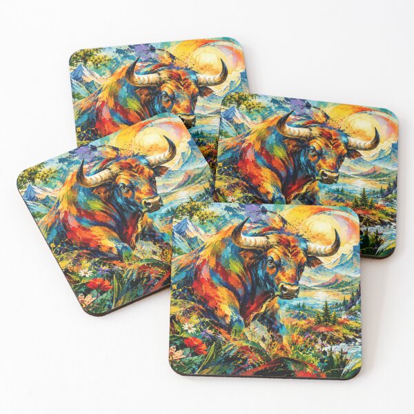 Item preview, A riot of colors from the wild bull designed and sold by Sigtrix.