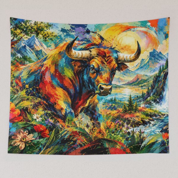 Item preview, A riot of colors from the wild bull designed and sold by Sigtrix.