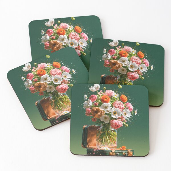 Item preview, Bouquet in a Vintage Suitcase designed and sold by VisionaryVeils.