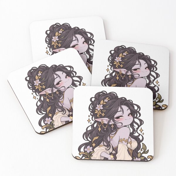 Item preview, Pretty Girl illustration designed and sold by WhimsyPeachCo.