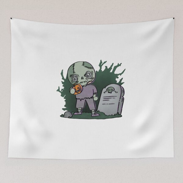 Item preview, Cute zombie after halloween night designed and sold by Illustrated by Cece.