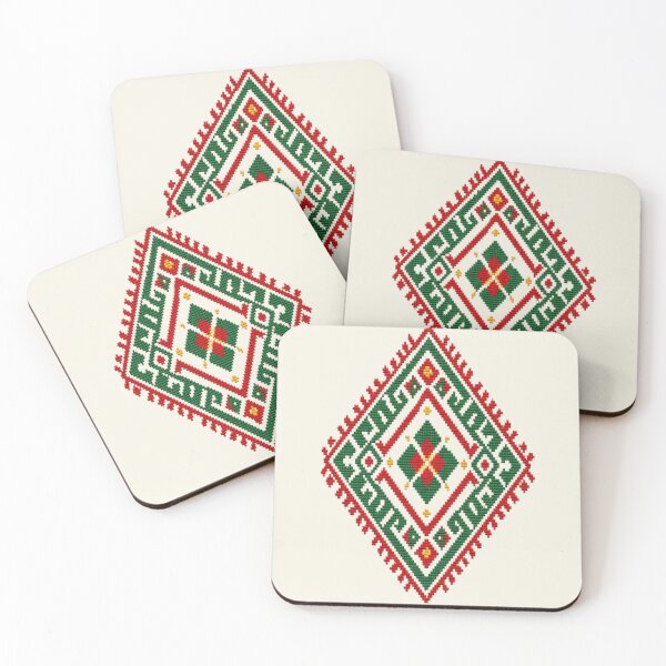 Item preview, Traditional Slavic Cross Stitch Crest Ukrainian Embroidery Pattern designed and sold by Breezes-of-Ida.
